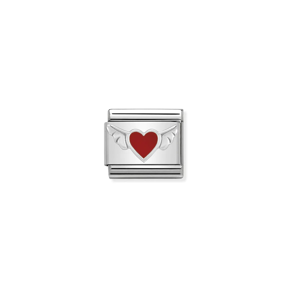 Heart w/ Wings Silver