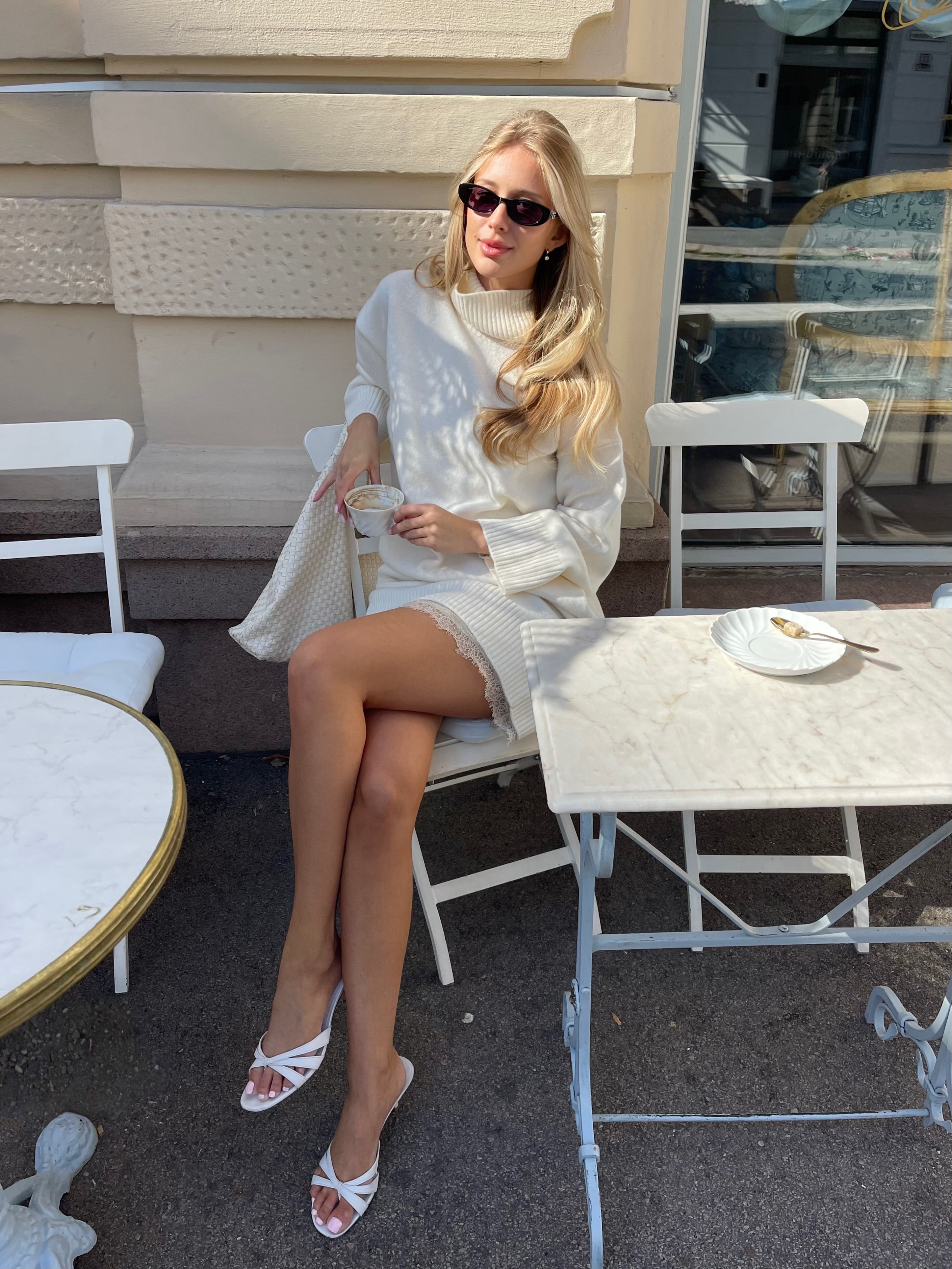 Dolly Mini Slip Dress Champagne