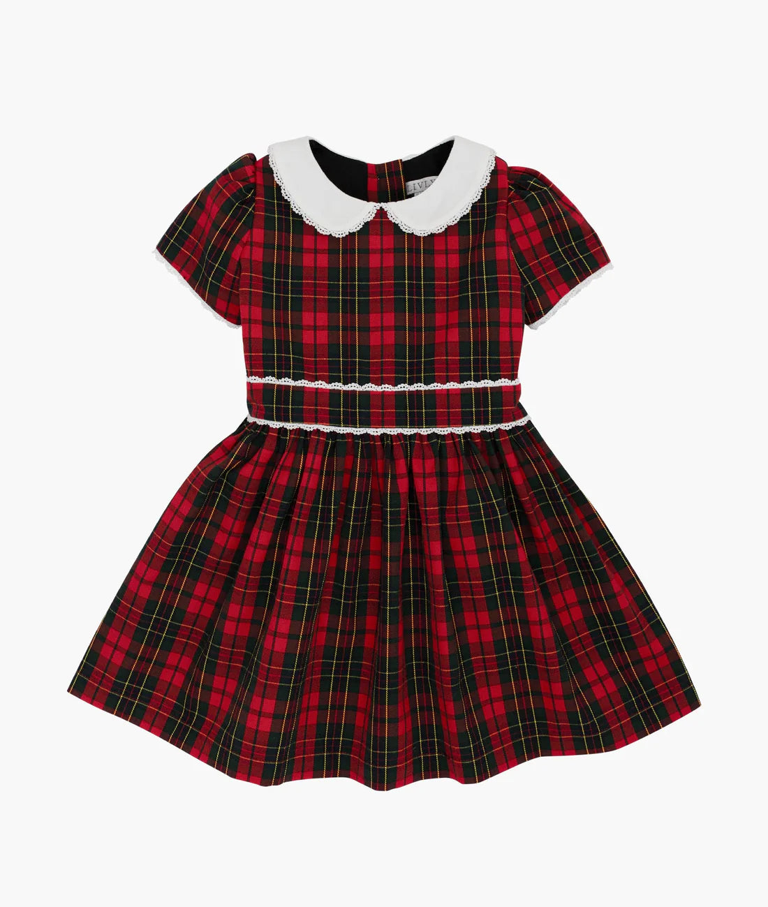 Plaid Fanny Dress Red