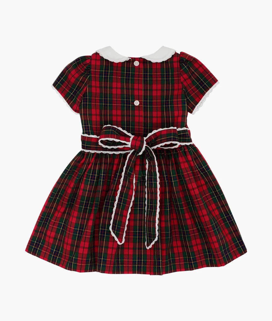 Plaid Fanny Dress Red