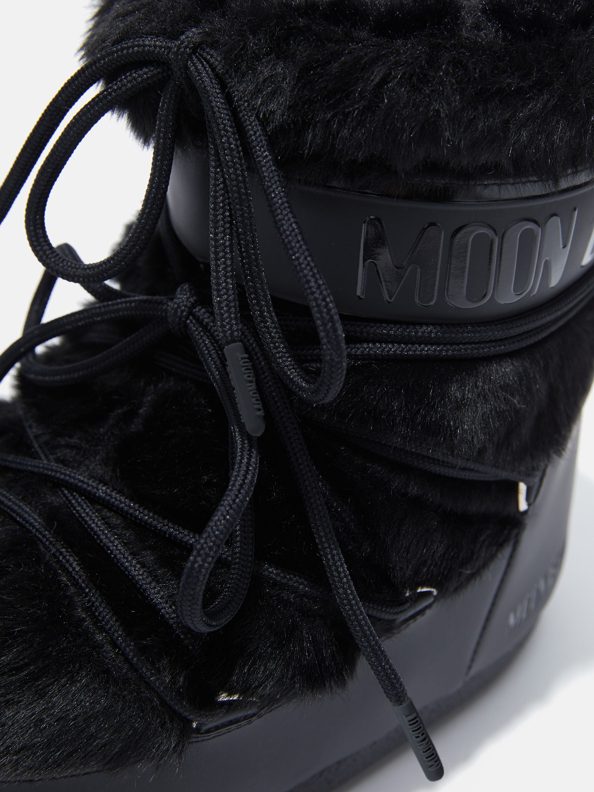 Icon Low Faux Fur Black