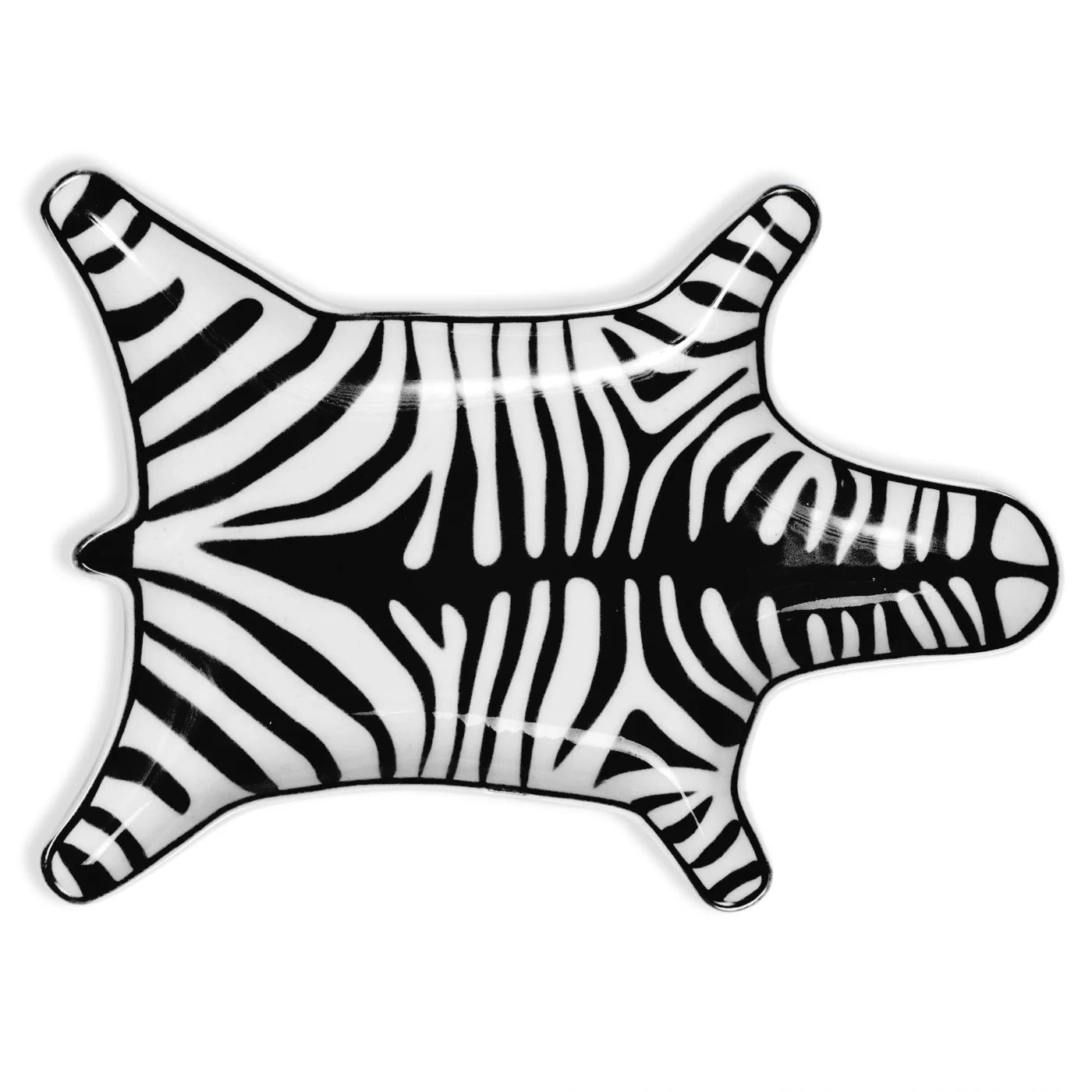 Zebra Stacking Dish Black & White