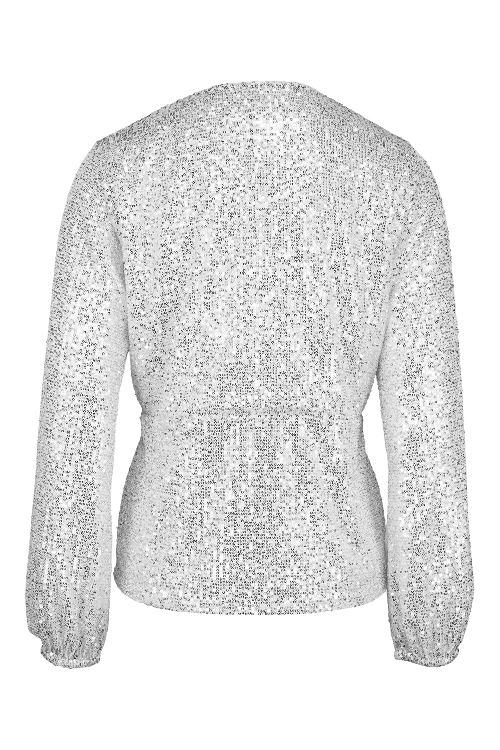 Adeline Blouse Silver Sequins