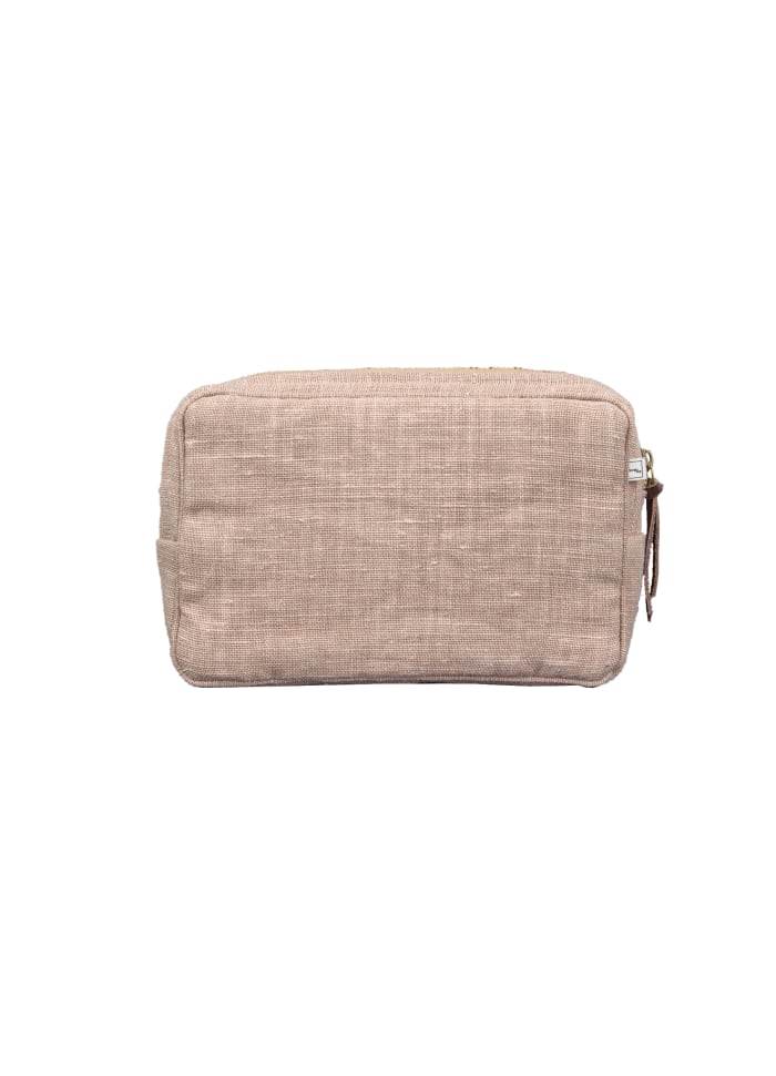 Pouch Small mw Belgian Linen Pink
