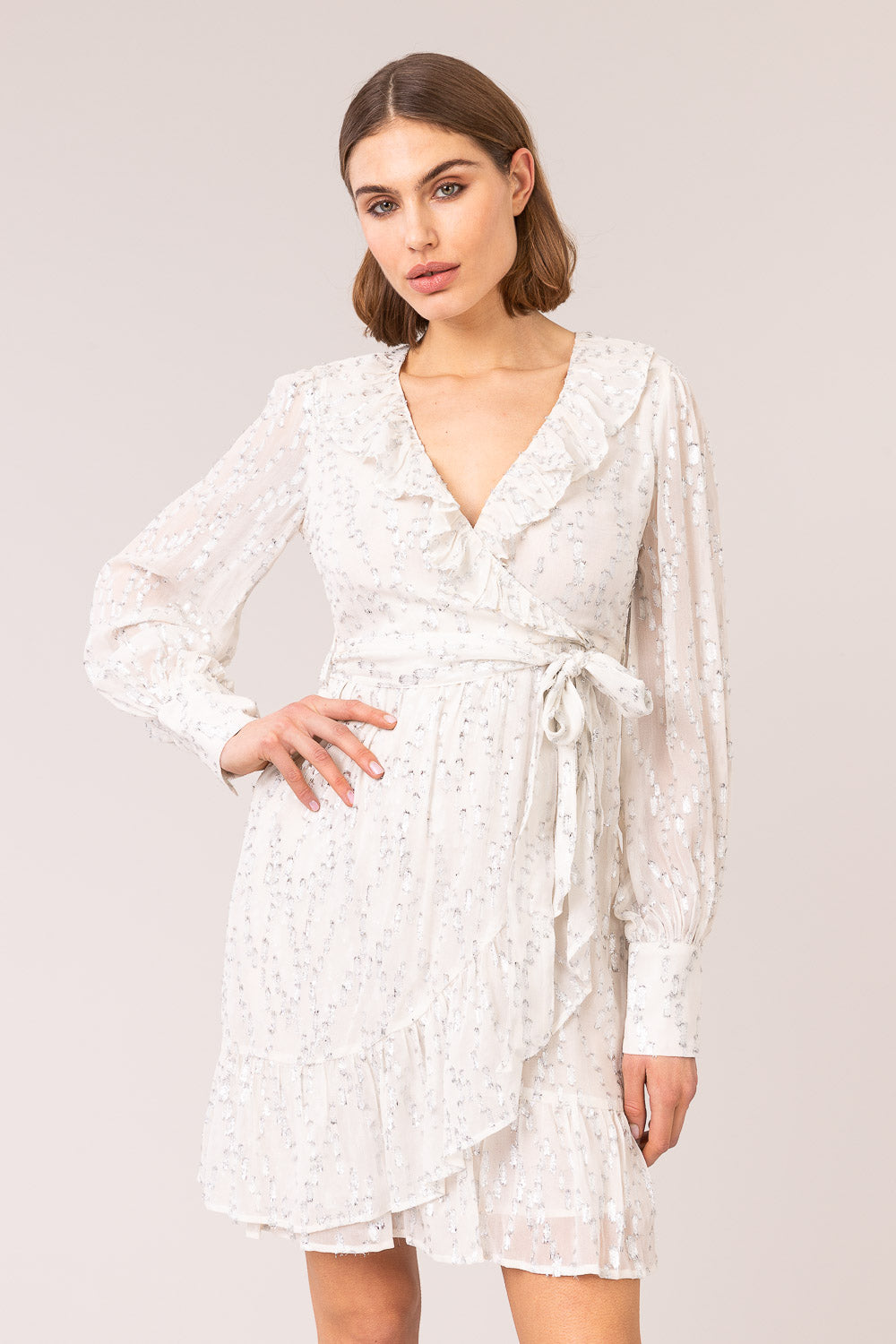 Cordelia Dress White Starry Night