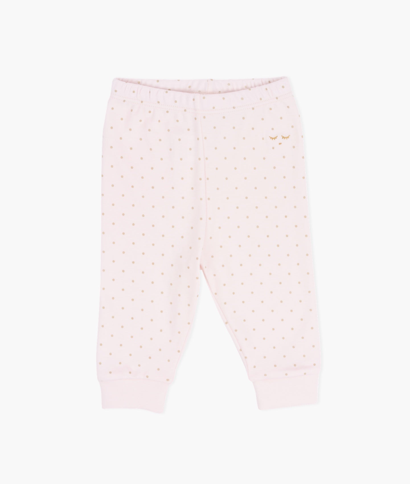 Saturday Pants Pink/Gold Dots