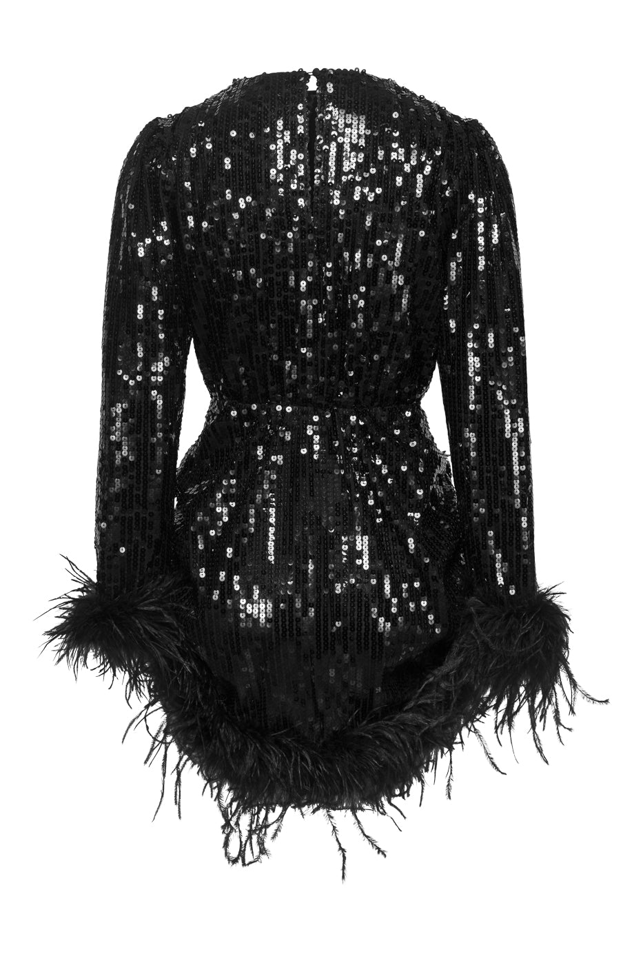 Charly Dress Black Sequins