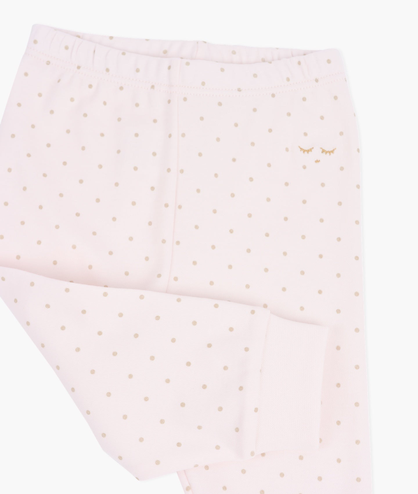 Saturday Pants Pink/Gold Dots