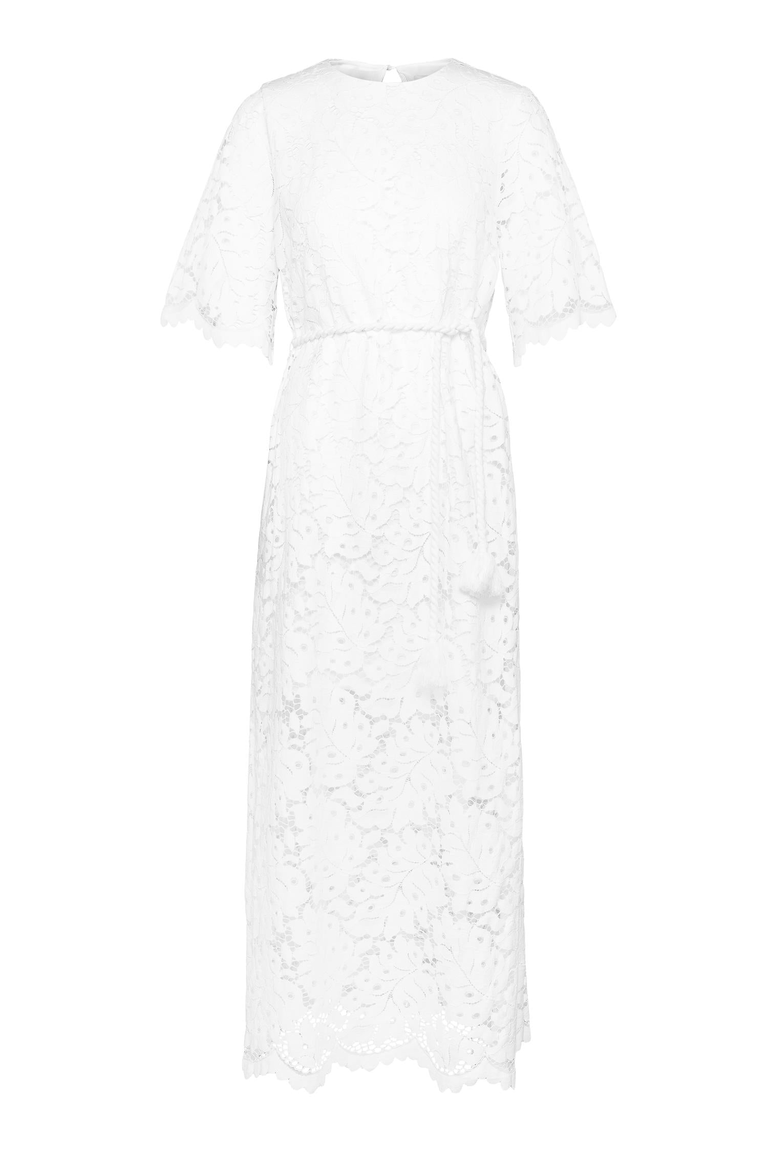 Flora Dress White