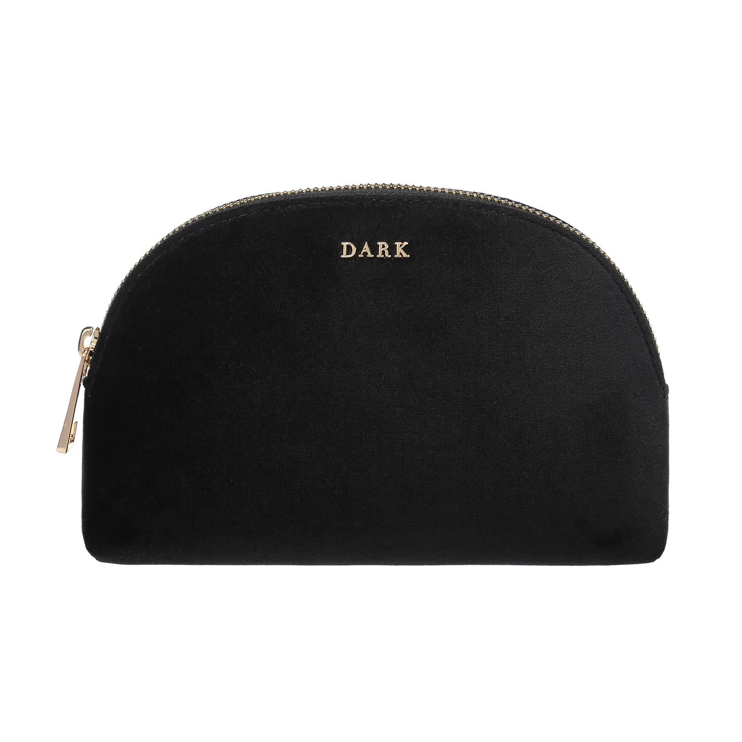 Velvet Make-up Pouch Small Black