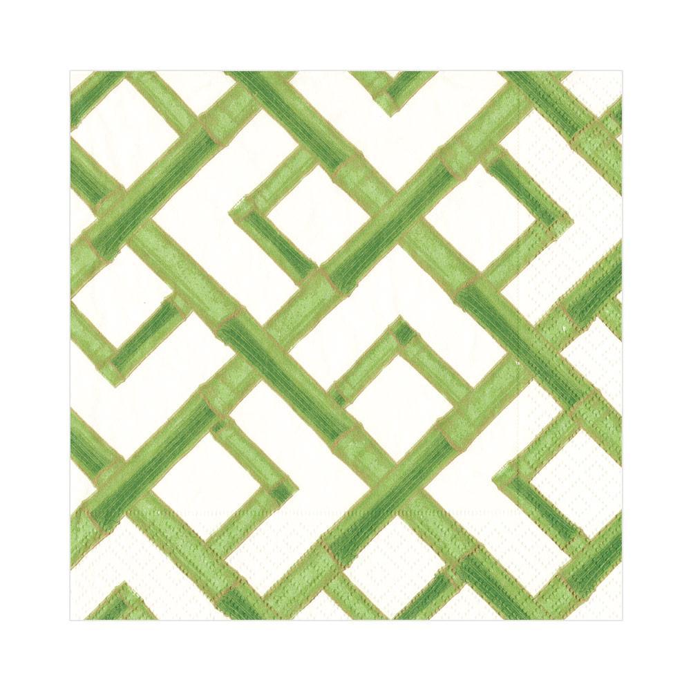 Green Bamboo Lunch Napkins