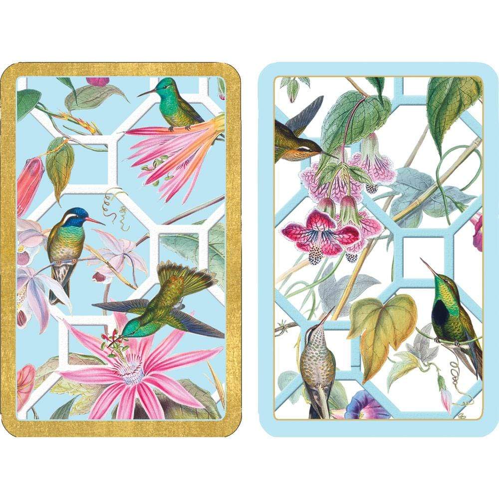 Hummingbird Trellis Playing Cards