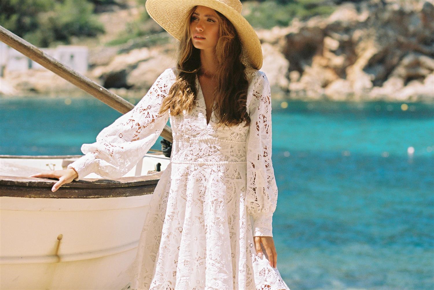 Freya Dress White