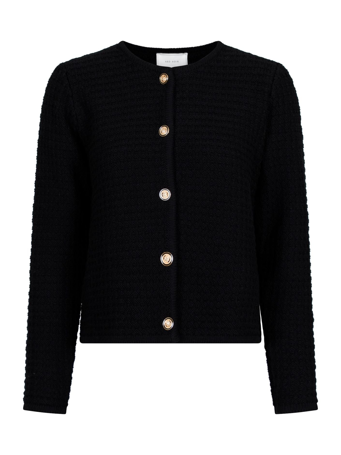Limone Knit Jacket Black