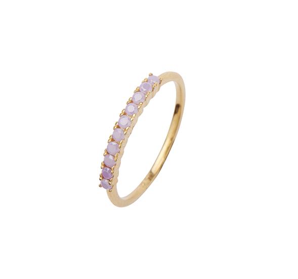 Finley Crystal Ring Lavender