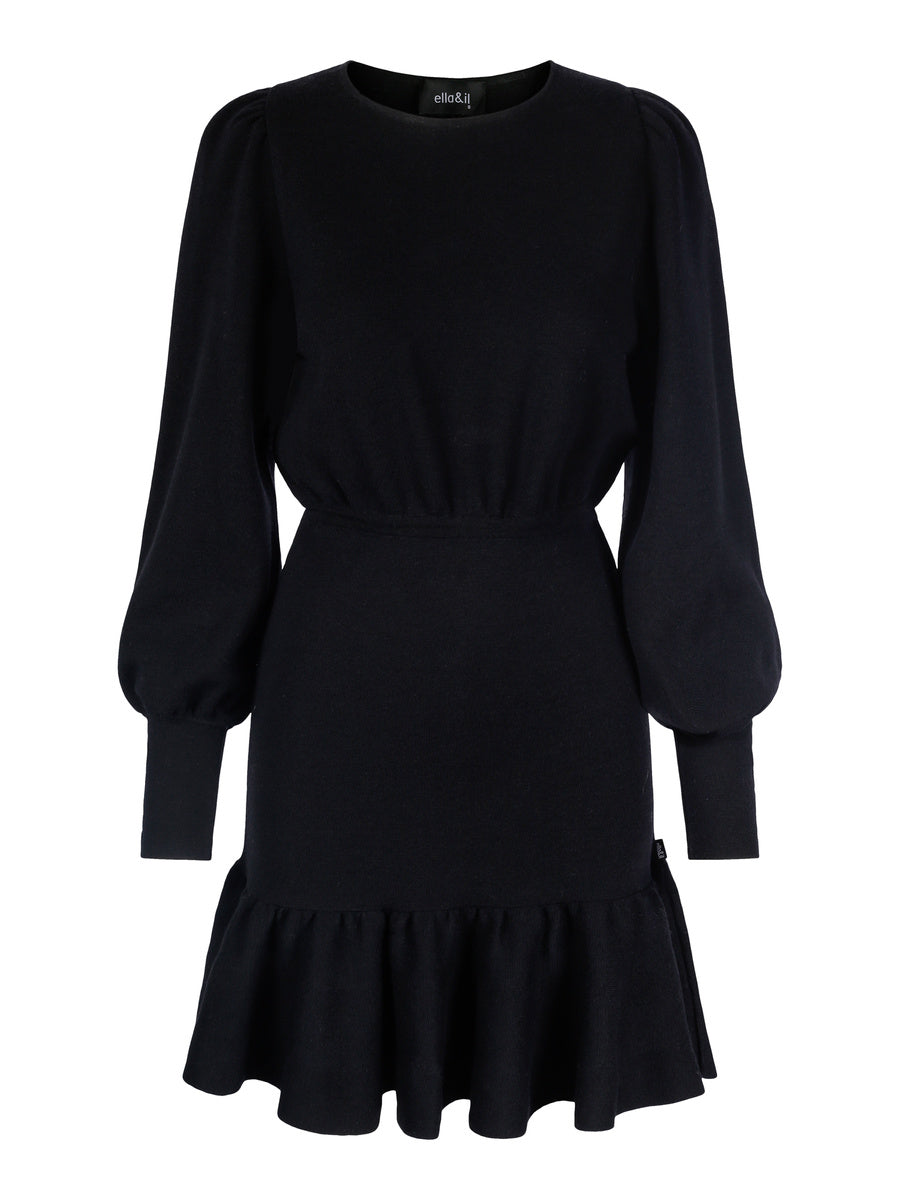 Florence Merino Dress Black