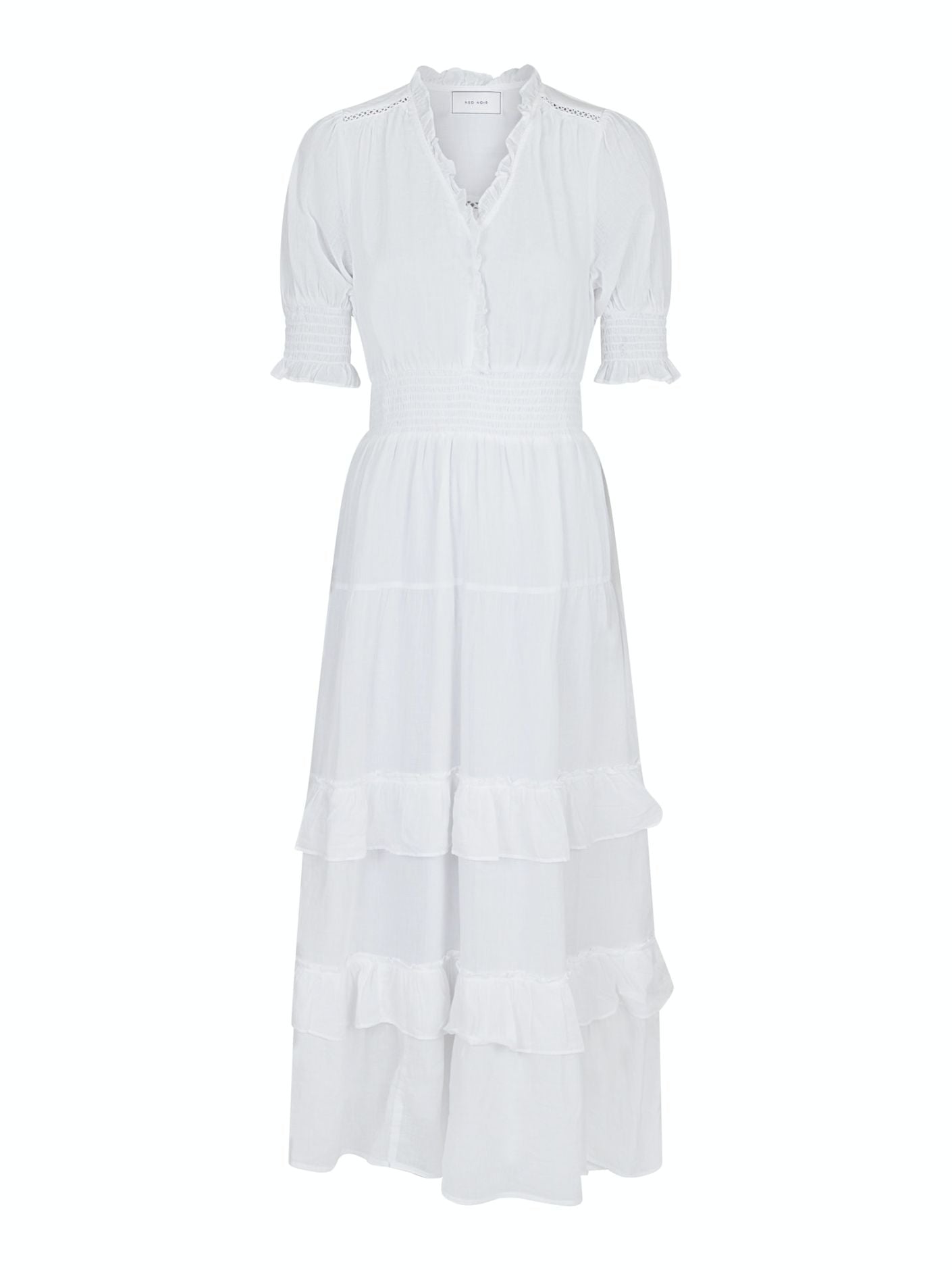 Sophie S Voile Dress White