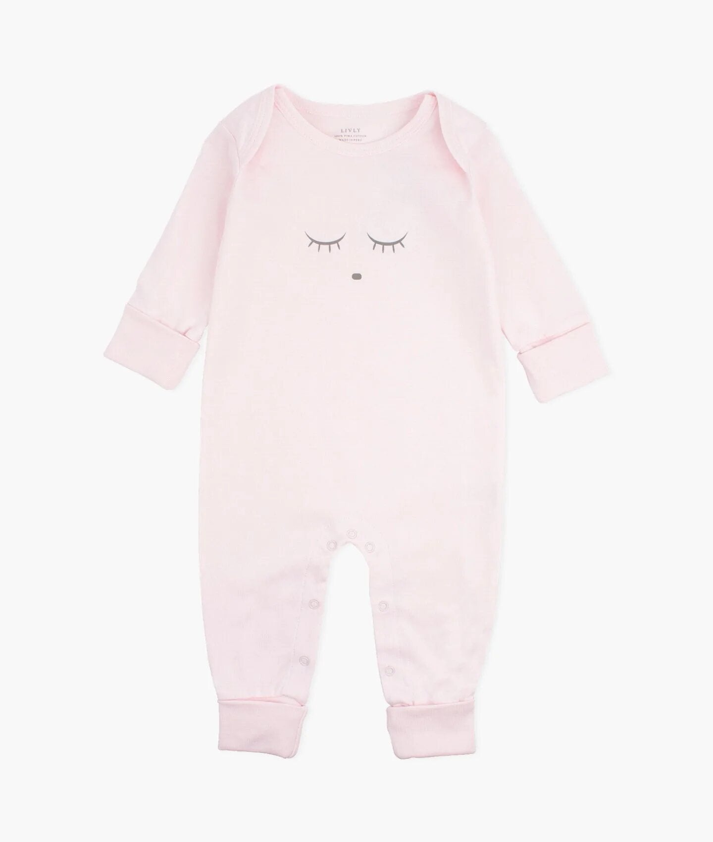 Sleeping Cutie Coverall Pink