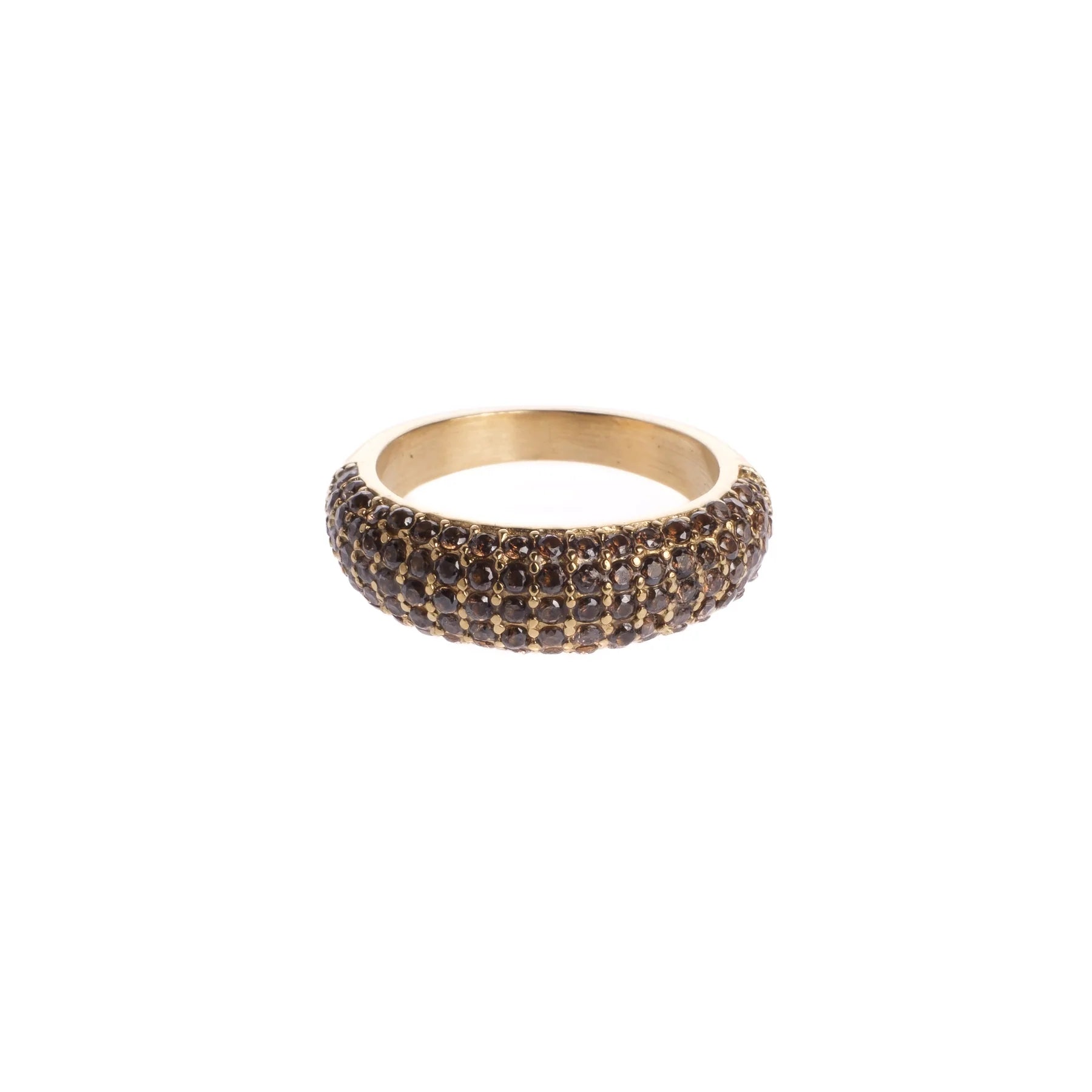 Full Bling Ring Soft Brown