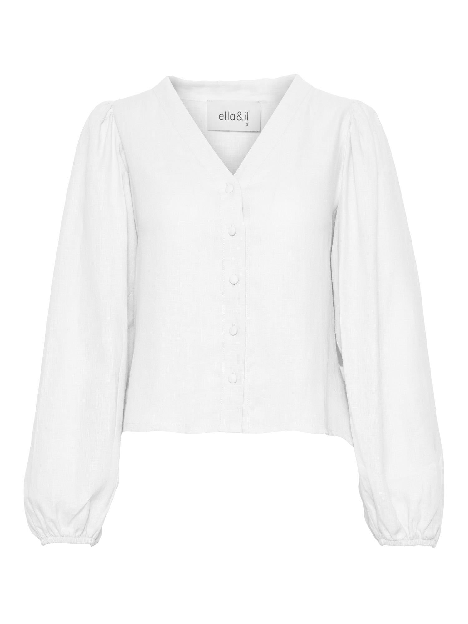 Edith Linen Shirt White