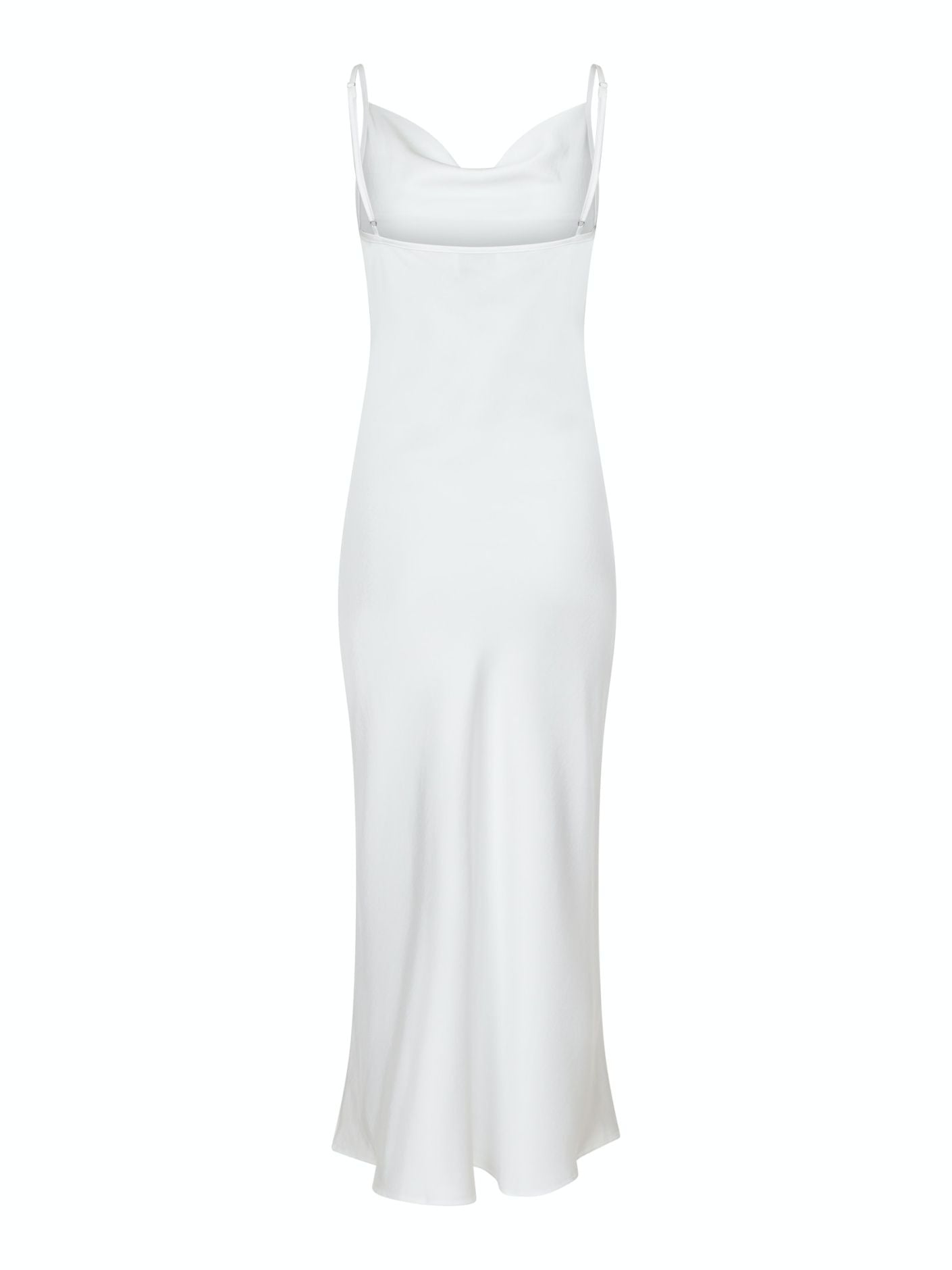 Marina Heavy Sateen Dress White
