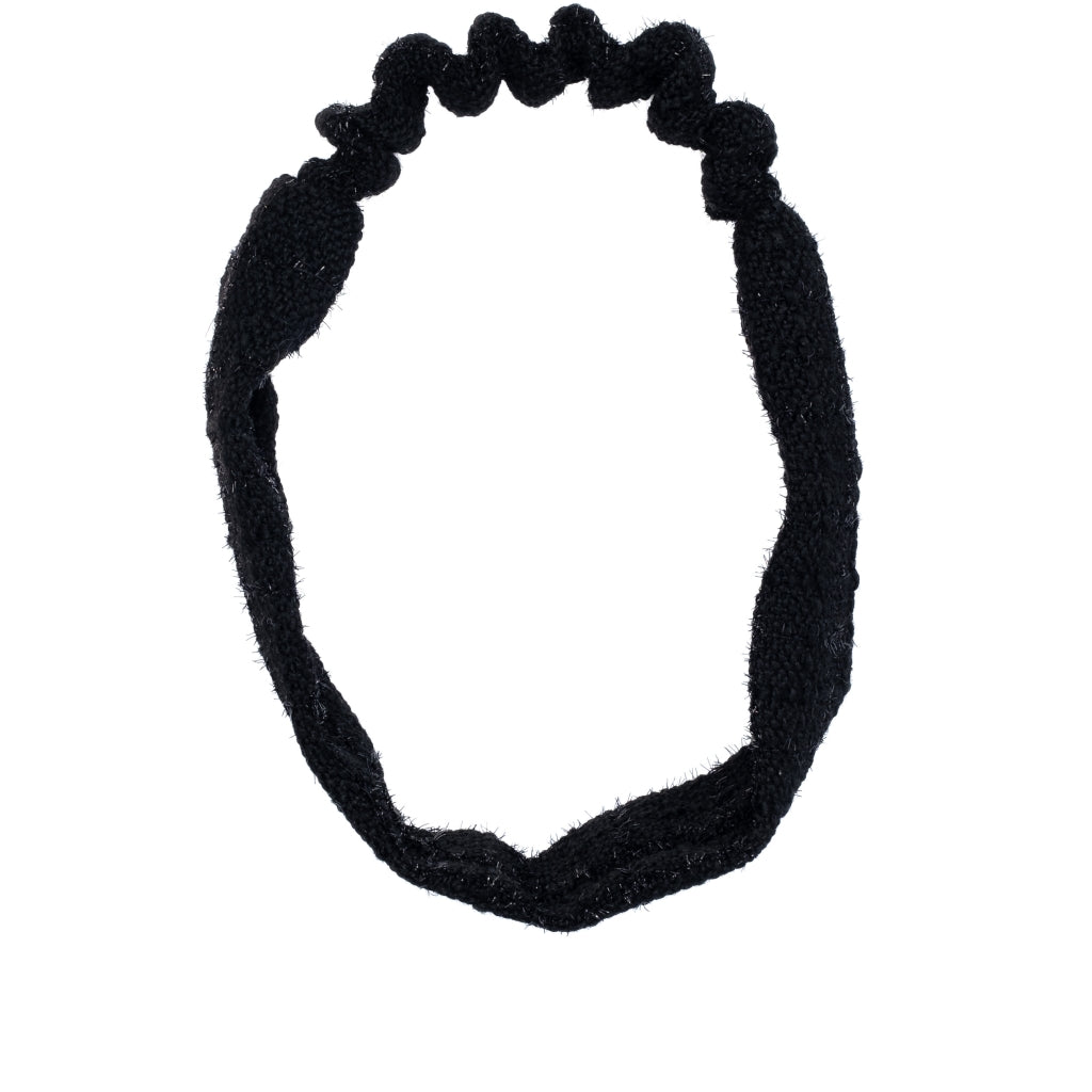Tweed Headband Black