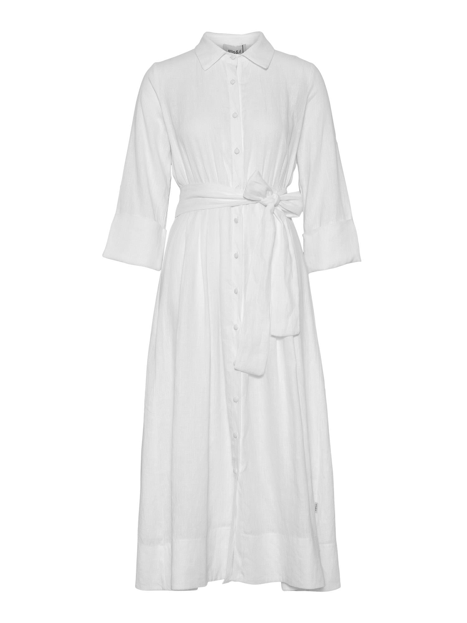 Marja Linen Dress White
