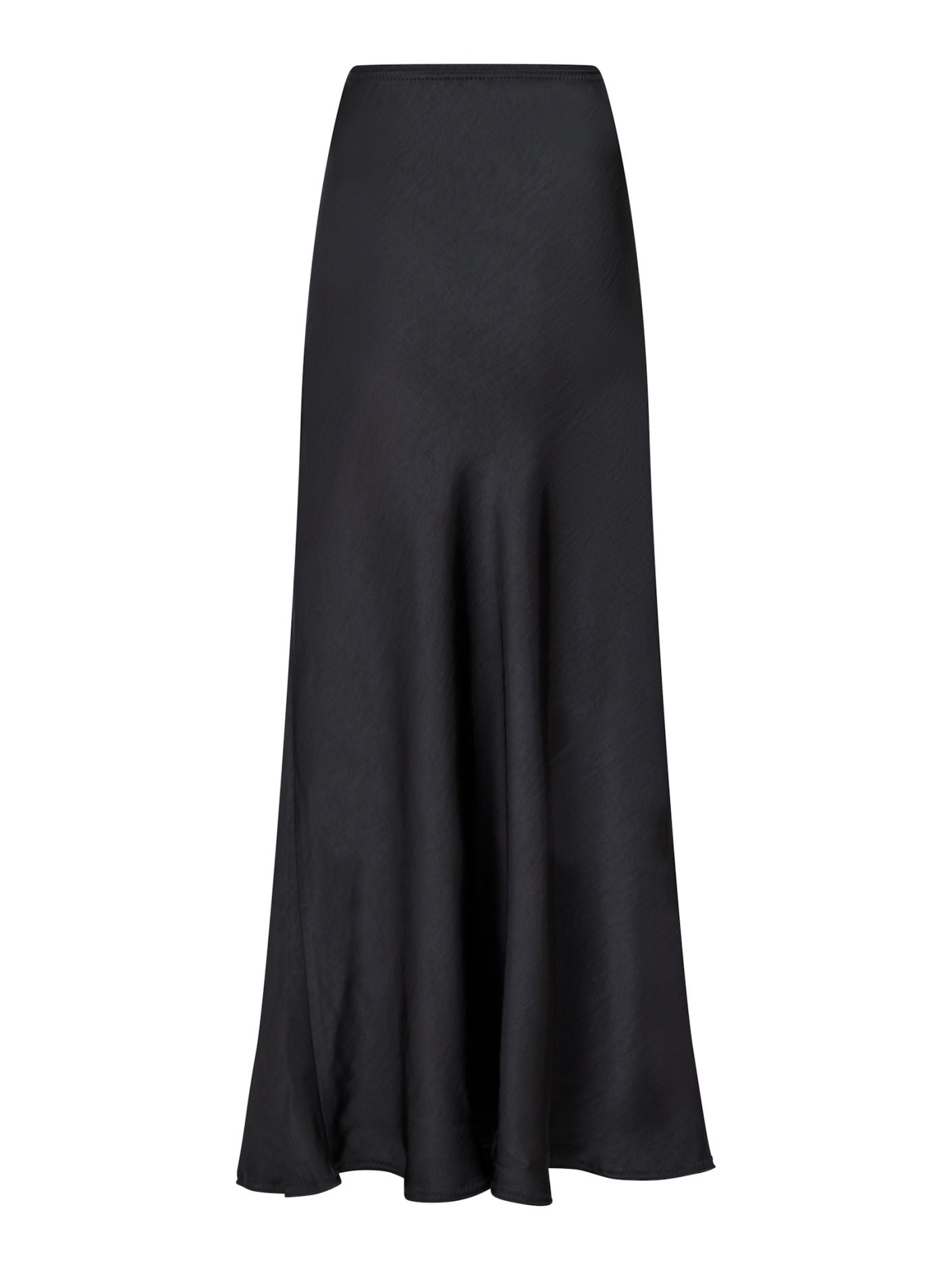 Vicky Heavy Sateen Skirt Black