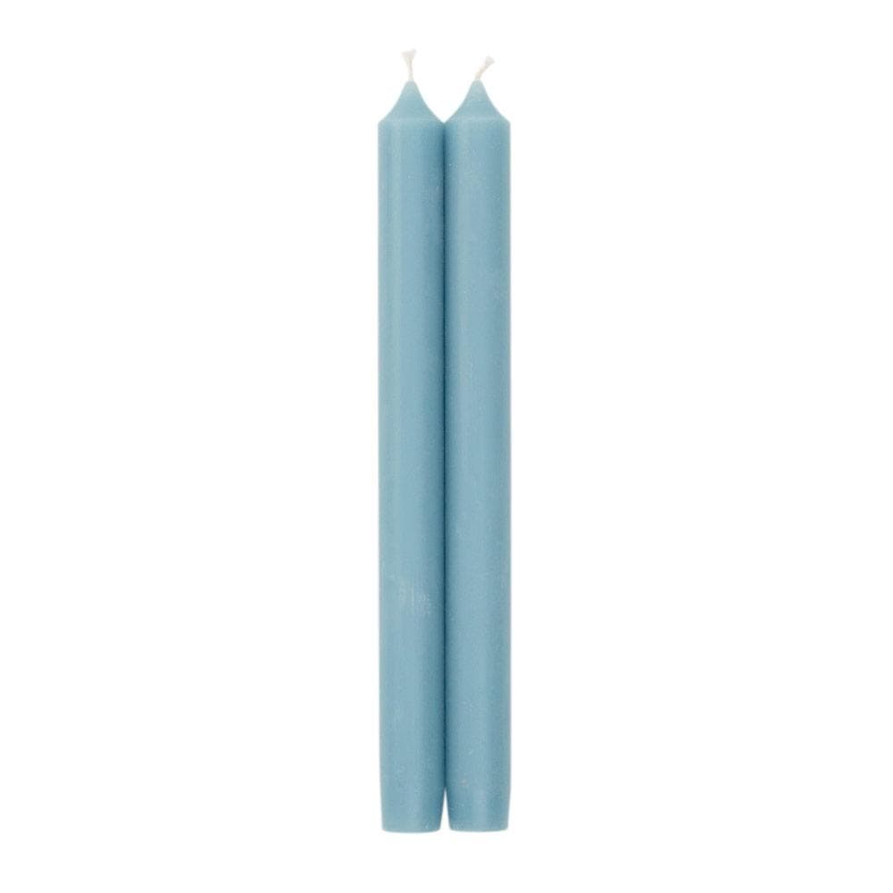 Straight Taper Candles Stone Blue