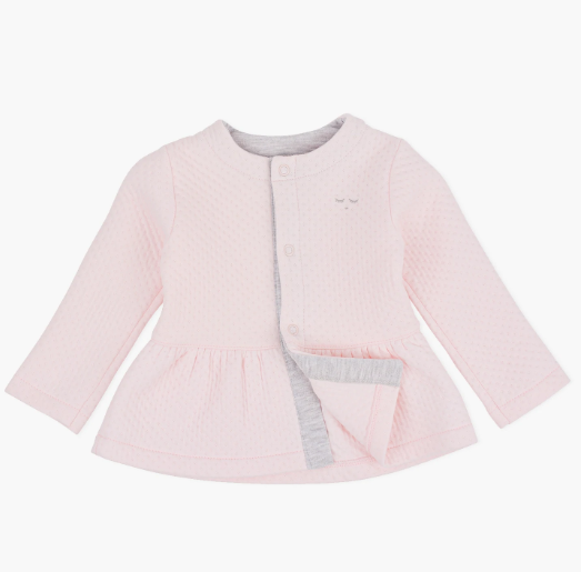 Philo Cardigan Pink Jacquard
