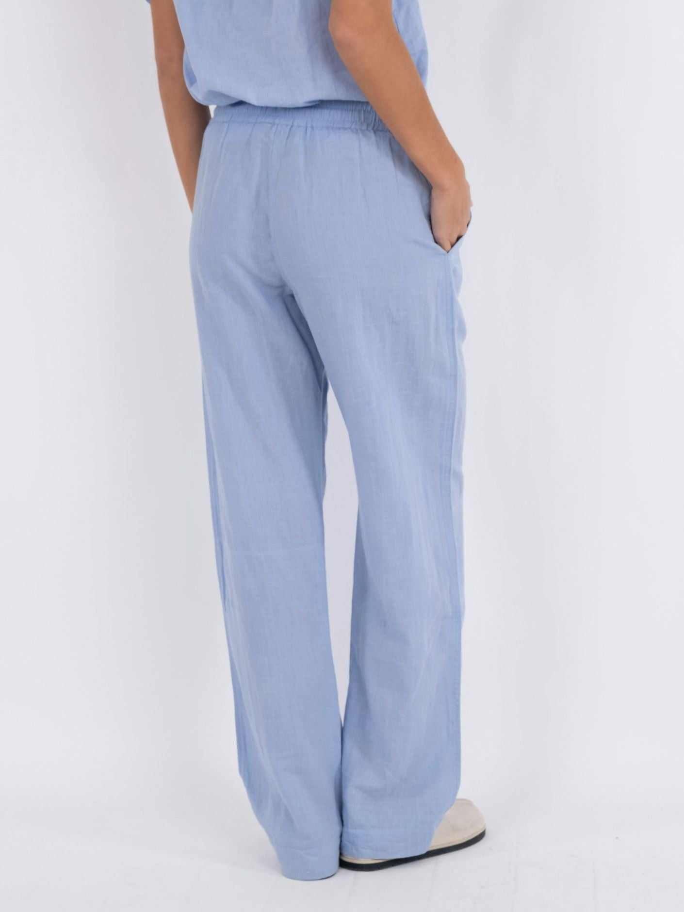 Sonar Linen Pants Light Blue