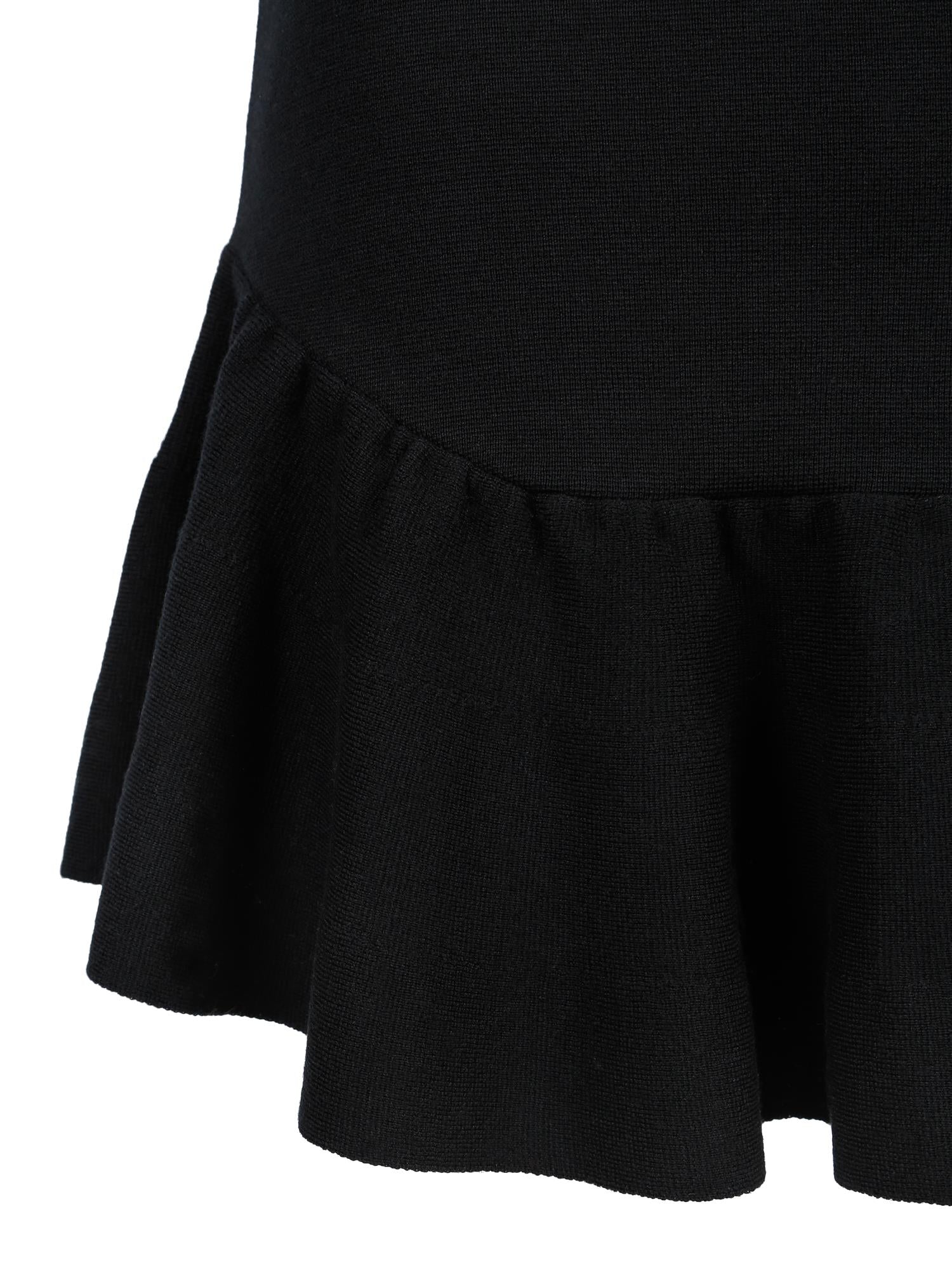 Karen Merino Skirt Black