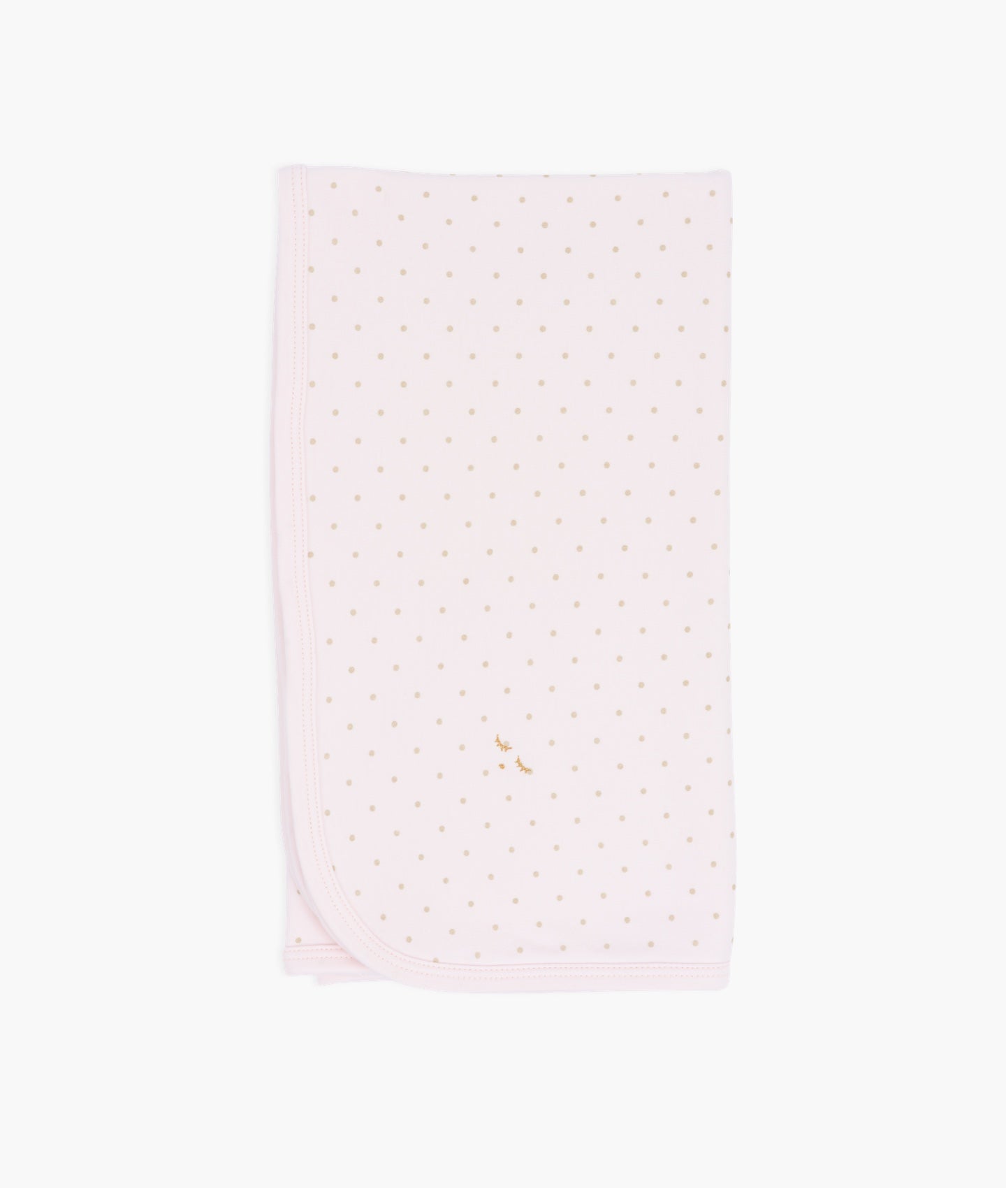 Saturday Blanket Pink/Gold Dots