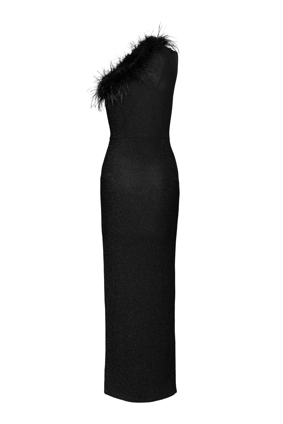 Charina Maxi Dress Black Glitter